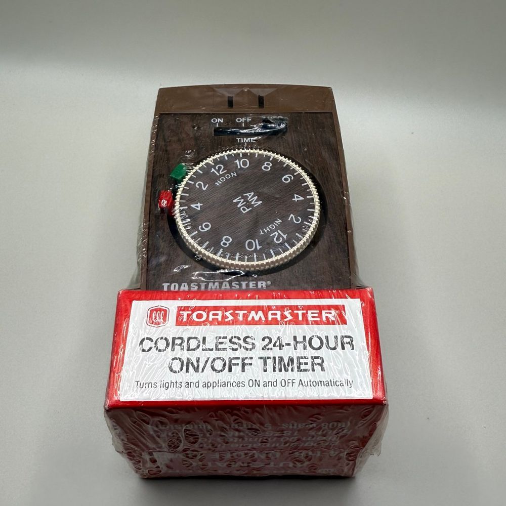 NEW VTG Toastmaster Automatic 24 Hour cordless Model 630 15 amps